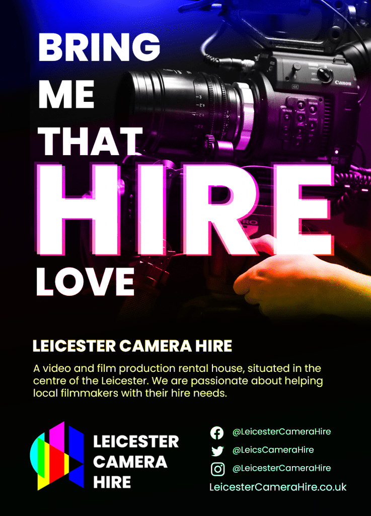 Leicester Camera Hire BAnner